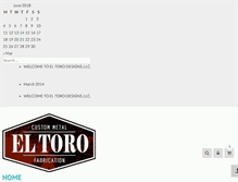 Tablet Screenshot of eltorodesignsllc.com